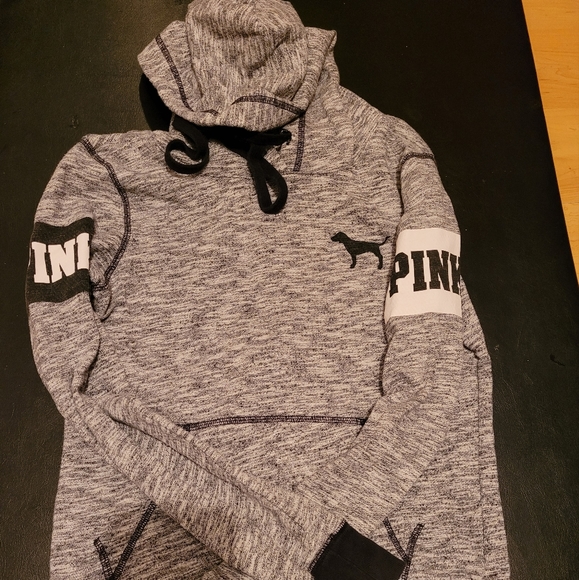 PINK BRAND HOOD - Picture 1 of 3